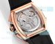 Swiss 4700 Clone Hublot Spirit of Big Bang 45mm Rose Gold Blue Leather Strap Watch (6)_th.jpg